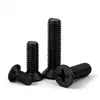 Aço Carbono Km Ferro Preto Parafuso Phillips Escareado Parafuso Eletrônico Pequeno Parafuso Micro de Cabeça Chata M1.6M2M2.5M3