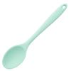 Fábrica en stock multicolor integrado silicona todo incluido colador cuchara sopera cuchara para mezclar cuchara de cocina juego de dos piezas