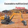 Mini escavadeira agrícola escavação em miniatura escavação doméstica micro escavação uma tonelada Pomar 10 mini escavadeira engenharia interna Gancho de paisagismo