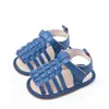 Nuevas Sandalias para Bebé Suela de Goma de Cuero Zapatos Antideslizantes Zapatos para Interior de Bebé y Niños Pequeños
