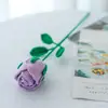 Tulipán Rosa Degradado Flores Artificiales Tejidas con Hilo Ramo Girasol Día de la Madre Día de San Valentín Flores Artificiales Crochetadas