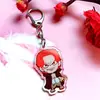 Llavero acrílico de dibujos animados de One Piece, colgante accesorio para mochila de One Piece Luffy Zoro al por mayor, One Piece