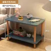 Mesa Pequeña, Mesa Lateral para Sofá, Estante de Almacenamiento para Sala de Estar, Mesa de Café Simple, Uso en Habitación de Alquiler para Apartamento Pequeño, Almacenamiento en Dormitorio, Mesita de Noche