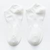 Calcetines negros de primavera y verano calcetines de mujer ins calcetines blancos de algodón de moda calcetines de color liso para parejas calcetines cortos para hombre y mujer