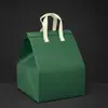 Nueva Caja para Pastel Bolsa Térmica para Llevar 4 Pulgadas 6 Pulgadas 8 Pulgadas Postre de Cumpleaños Horneado Desechable Empaque para Llevar y Refrigeración