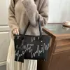 Bolso de Lona Personalizado, Sencillo y de Moda para Estudiantes, Gran Capacidad, Diseño Elegante y de Nicho, Bolso de Hombro 2026