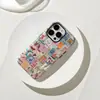 Site Independente Mais Vendido Retro Americano Colagem de Carimbos Maçã 15 Capa Magnética para Celular Capa com Película Anti-Queda iPhone 17