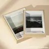 Moldura de foto de alta qualidade minimalista nórdica 6 polegadas 7 polegadas 8 polegadas A4 parede de fotos moldura decorativa para estúdio de arte atacado