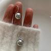 Aretes de Perla Rosa Sakura al Vapor Shijia con Cierre de Plata Esterlina 925 para Mujer Clips para Orejas Diseño de Nicho Aretes de Alta Gama