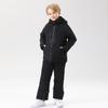 Traje de esquí para niños de invierno para exteriores, traje grueso impermeable, chaqueta de invierno cálida para niños y niñas