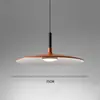 Lámpara colgante estilo minimalista para comedor y dormitorio, moderna simple creativa estilo nórdico LED platillo volador accesorio de iluminación estilo industrial para bar y mesa de comedor