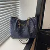 Comércio Exterior Deslocamento Fresco Tendência Estilo Preguiçoso Casual Simples Transfronteiriço 2026 Estampa Grande Capacidade Bolsa de Ombro Única Tote