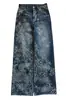 Jeans Reto Novo Retro Americano 2026 Transfronteiriço, Lavado e Desgastado, Estilo Ins High Street, Calça Longa Unissex