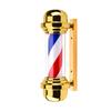 Producción profesional de luz giratoria para logo de peluquería luz de pasillo Tienda de barbería Caja de luz LED luz giratoria para salón de peluquería Poste de barbero
