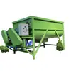 Máquina preparadora de alimentación en espiral de doble eje para granja lechera mezcladora equilibrada de pasto y grano máquina mezcladora de polvo de pasto y paja