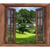 Série de paisagem de janela falsa removível personalidade parede estudo sala de estar quarto fundo parede PH5106-PH5117