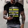 2025 Verano Transfronterizo 3D Color Puro Graffiti Estilo Resort Ropa Suelta y Cómoda Adulto Hombre y Mujer Camiseta de Manga Corta Cuello Redondo