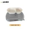 Caixa descartável para salada bento, lancheira leve para alimentos, caixa de polpa para lanche, embalagem de bento degradável para viagem, atacado