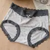 Estilo Novo Primavera e Verão Estilo Mori Amigo da Pele Doce Floral Listrado Floral Francês Algodão Puro Parte de Baixo Antibacteriana Calcinhas para Meninas