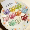 Colgantes de cuentas de rompecabezas, accesorios DIY hechos a mano, joyería de aleación pintada en spray de colores estilo coreano, accesorios con forma de corazón al por mayor