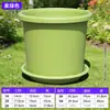 Maceta Gruesa de Control de Raíces para Todas las Estaciones, Estilo Nórdico, Maceta Grande de Plástico de Resina de Galón Simple para Rosas y Plantas Verdes, Venta al por Mayor