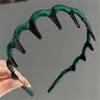 2024 novo tecido antiderrapante faixa de cabelo para cabelo quebrado com dentes onda grande faixa de pressão para lavar cabelo topo da cabeça acessórios de cabelo grampo de cabelo