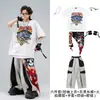 Trajes de actuación de street dance para niños, estilo hip-hop, ropa urbana de moda para niños y niñas, ropa elegante para actuaciones en el escenario