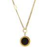 2026 Nuevo Collar de Acero de Titanio para Mujer, Cadena Larga de Suéter de Moda de Nicho de Lujo Ligero de Gama Alta para Otoño e Invierno, Joyería de Acero Inoxidable