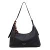 Bolsa Transversal Texturizada de Alto Padrão Estilo Maillard Feminina 2025 Outono Bolsa de Ombro Retrô Moda Popular Bolsa para o Dia a Dia