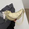 Bolsos de Diseño Nicho para Mujer 2025 Verano Nuevo Estilo de Moda Bolso Croissant Bolso Dumpling a la Moda Bolso Bandolera de un Solo Hombro
