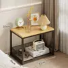 Mesa de cabeceira para uso doméstico, pequeno armário de cabeceira para o quarto, novo modelo 2026, prateleira de armazenamento subsidiada pelo governo, armário de cabeceira, prateleira para lanches