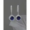 Joias da Moda Europeia e Americana Novo Desejo Amazon Aliexpress Ebay Popular Brincos Quadrados de Zircônia Cravejados de Strass
