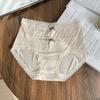 8408 # Renda Jacquard Costurada Seda Gelada Justa ao Corpo Sem Apertar Renda Triangular PP Calcinha Feminina
