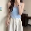 Pure Desire Sexy Mesh Patchwork Camisola Verão Design Nicho Outerwear Slim Fit Top Curto para Mulheres