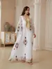 Nc178 Roupão Transfronteiriço Roupas Femininas Malaias Vestido Jacquard com Lantejoulas Mais Vendido na Amazon