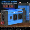 Inversor 300W500W Montado en Coche Batería Doméstica 12V a 220V/110V Pantalla LED Inteligente Carga Rápida USB