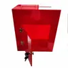 Caja de Votación y Donación de Acrílico, Caja de Plexiglás Rojo, Montaje en Pared con Cerradura, Buzón de Sugerencias de Escritorio, Caja para Sorteo