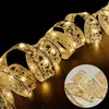 Luces de Cadena para Interiores a Pilas de Cinta Navideña con Luces Accesorios para Árbol de Navidad Decoración para Navidad Año Nuevo