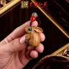 Sándalo Verde Doce Constelaciones Cadena para Teléfono Móvil Sándalo Zodiaco Colgante Pequeño Llavero de Bolso Colgante Pieza Pequeña DIY