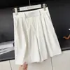 ¡Estilo Dinero Viejo! Shorts de Traje para Mujer de Cintura Alta Adelgazantes Versátiles, Pantalones Deportivos Casuales de Verano Finos Transpirables de Corte Holgado de Cinco Puntos