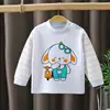 Cardigã de Algodão Outonal Peça Única para Bebê, Roupa Íntima Pulôver para Recém-Nascidos, Top Unisex Infantil Quente com Abertura Frontal