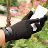 Guantes Calientes de Otoño e Invierno para Ciclismo y Conducción al Aire Libre, Forrados de Felpa, Engrosados, Cortavientos, Resistentes al Frío, Compatibles con Pantalla Táctil, Guantes Sin Felpa