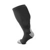 Cross-border especial para aumentar meias de gordura meias de gordura para homens e mulheres cor sólida vertical barra pressão sequencial meias nylon alto elástico