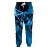 Pantalones Casuales Rectos Sueltos con Estampado Digital 3D de Calavera con Llamas y Esqueleto para Hombres y Mujeres, Pantalones de Chándal Chrome Hearts