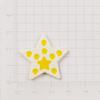 Accesorio de estrella de cinco puntas de color aceite brillante con goteo, pegamento en crema para bricolaje, carcasa de teléfono móvil, material decorativo, parche de horquilla hecho a mano