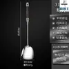 Set de Espátulas de Acero Inoxidable Alemán, Set Completo para Cocina Casera, Utensilios de Cocina, Cucharón para Sopa y Salteado, Engrosado, Especial para Venta al por Mayor de Comercio Exterior