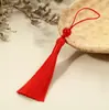Bolsita Hecha a Mano Accesorios para Bolsitas Estilo Chino Borla Pequeña con Cuentas Espiga DIY Accesorios para Ropa Antigua Colgante para Caja de Regalo