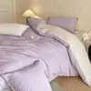 Luxo Leve Sensação de Alta Qualidade Jacquard Tridimensional 100% Algodão Roupa de Cama Conjunto de Quatro Peças Lençol de Cama 100% Algodão Capa de Edredom Estilo Lençol com Elástico Conjunto de Três Peças Roupa de Cama