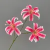 Flor artificial cor de rosa choque explora salão de casamento cor de rosa choque flores artificiais de casamento com atacado de fábrica