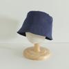 Sombrero de Pescador Casual Benhui con Letra y Diseño que Cubre la Cara Estilo Japonés Todo-Combinación Nuevo para Primavera y Otoño Sombrero de Cubo Bordado para Niños